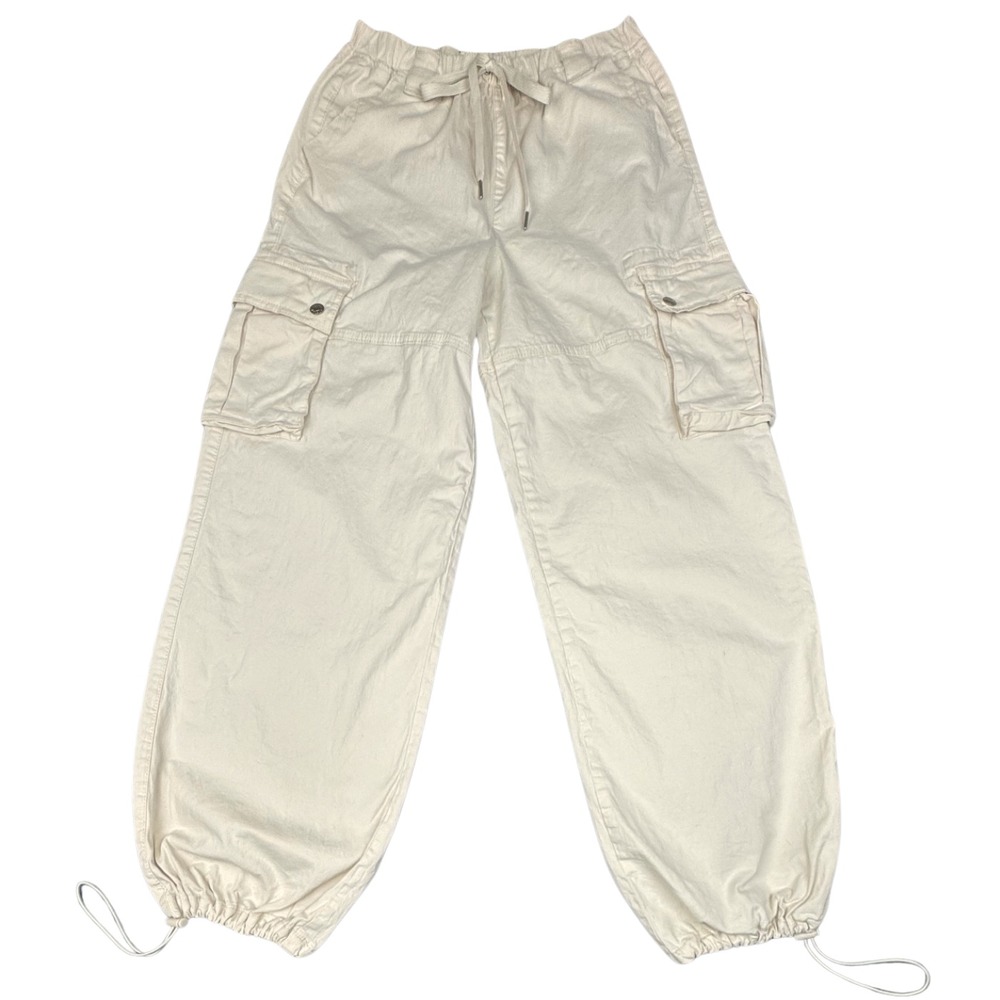 Madden NYC Juniors Cargo Pants Women Sz S Baggy Stretch Elastic Waist Y2K Skater